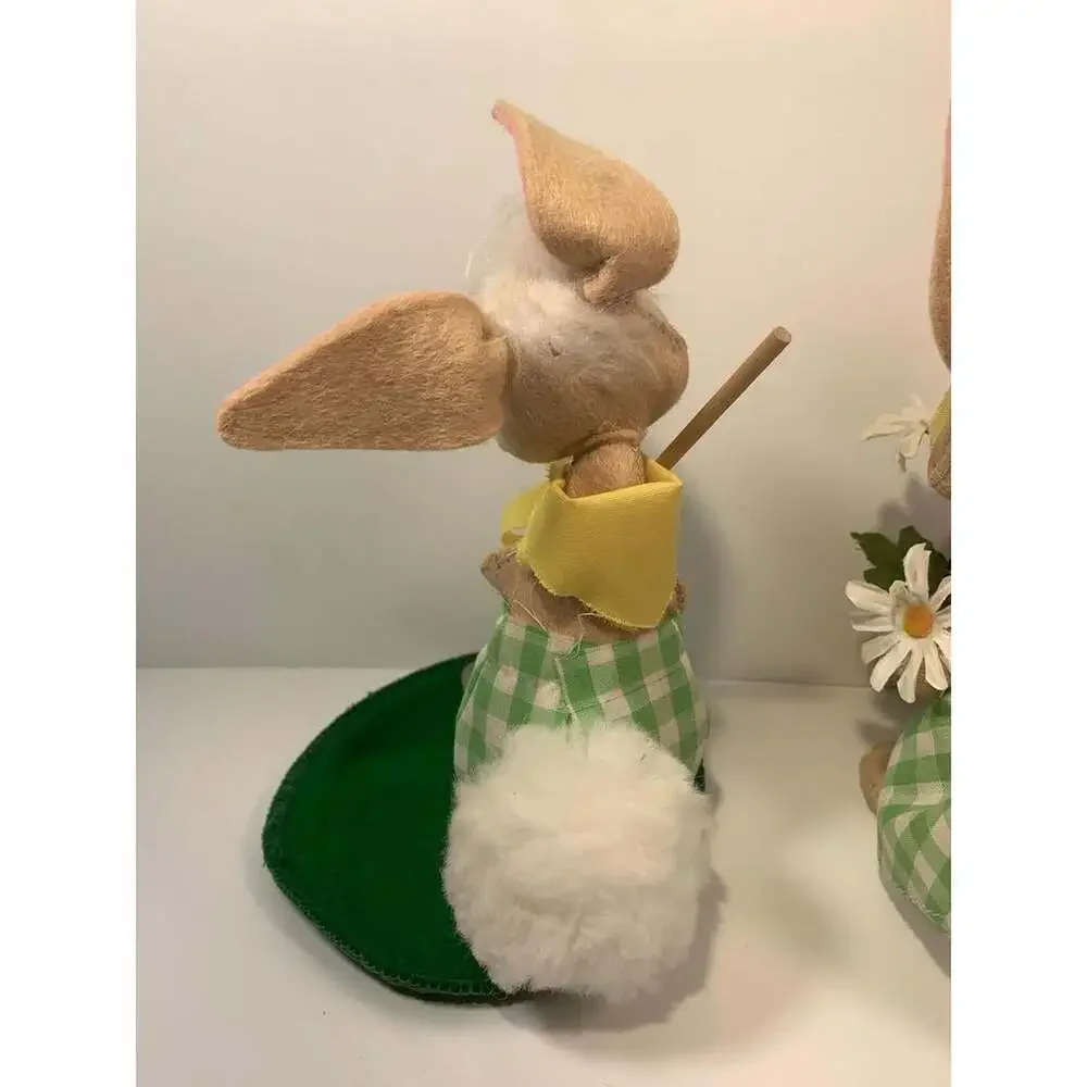Spring Garden Easter Bunnies  Vintage by Annalee Dolls